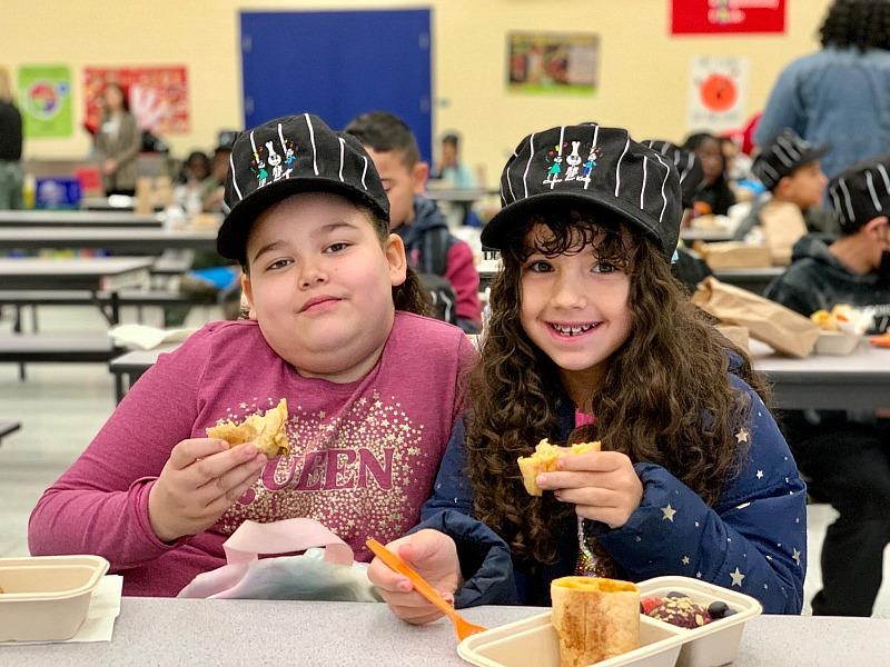 H.P. Fitzgerald ES Students & Staff Receive Free Healthy Breakfast from Hospitality Culinaire Inc., Jamba Juice, and Chefs for Kids