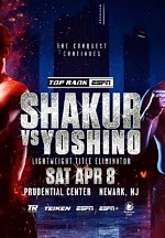 Shakur Stevenson Returns Home April 8 Against Shuichiro Yoshino in Lightweight Main Event at Newark’s Prudential Center LIVE on ESPN