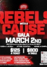 Nationally Ranked UNLV Rebel Hockey Announces Rebels with a Cause Gala to Kick off the Journey to a National Championship