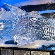 New Ice Displays at Minus5 ICEBAR at Mandalay Bay, The Venetian Resort Las Vegas