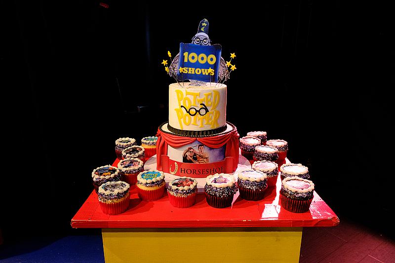 "Potted Potter - The Harry Potter Parody" 1000th Show Cake (Photo Credit: James Smith, TheActivity.org)