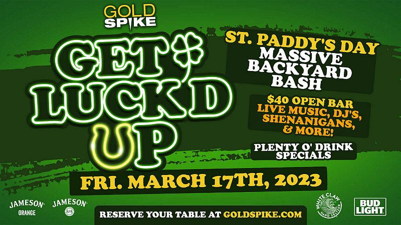 Downtown Las Vegas’ Gold Spike Announces St. Patrick’s Day Backyard Bash