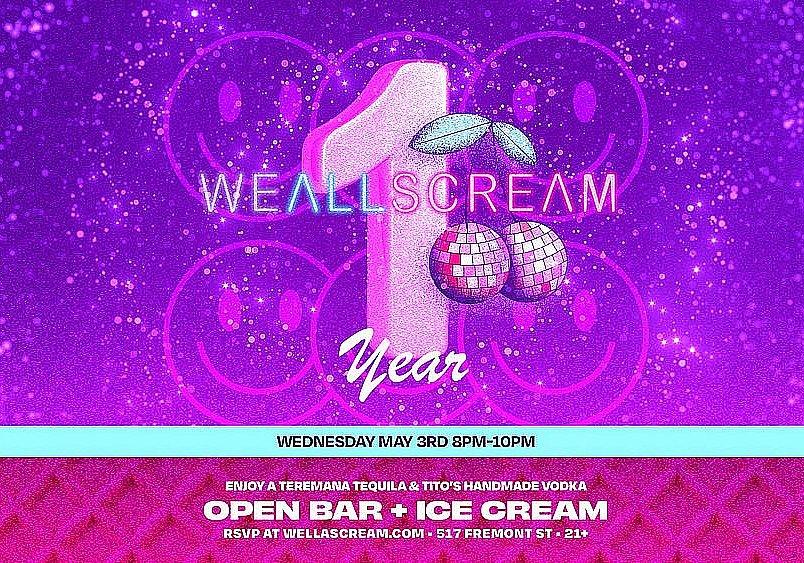 Here’s The Scoop: We All Scream to Treat Las Vegas to Drinks, Dessert and DJs For One-Year Anniversary
