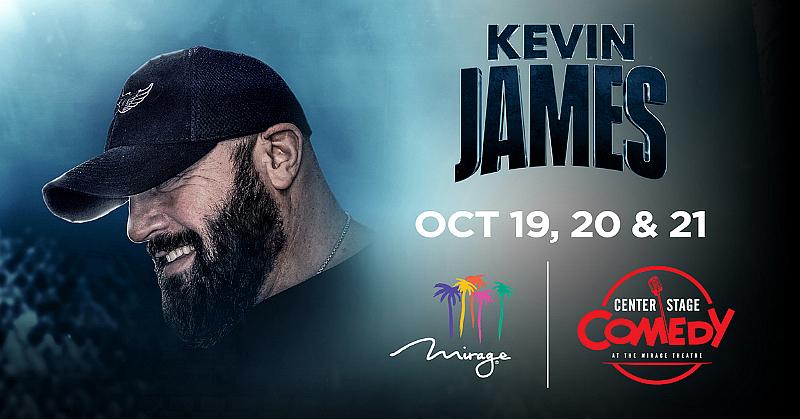 Kevin James to Headline at The Mirage Las Vegas’ Center Stage Comedy in October
