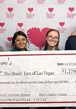 Piero's Italian Cuisine Donates More Than $1,000 To The Shade TreePiero's Italian Cuisine Donates More Than $1,000 To The Shade Tree