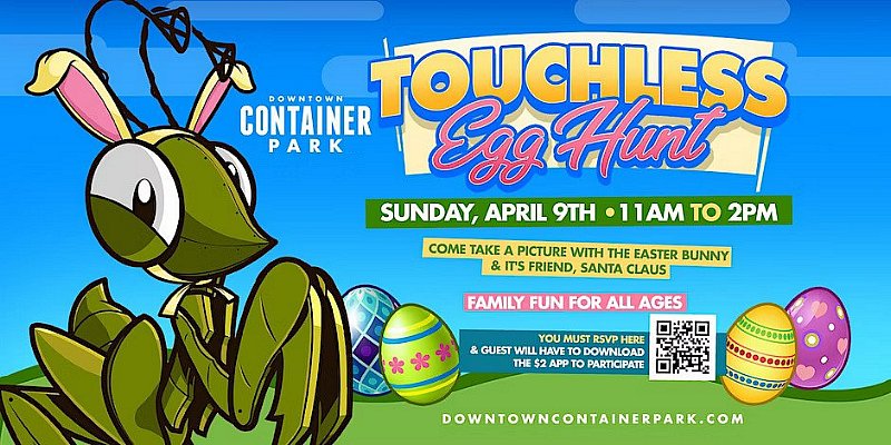 Downtown Container Park Celebrates Easter with Touchless Easter Egg Hunt