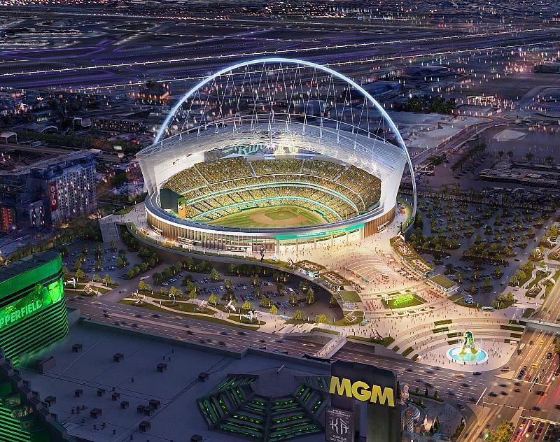 Athletics Release First Renderings of Club’s Proposed New Ballpark in Las Vegas