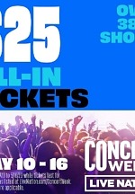 Live Nation Announces Annual Concert Week: $25 All-in Tickets to Over 3,800 Shows This Year