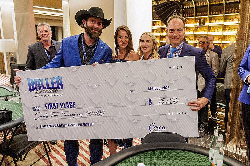 Baller Dream Celebrity Poker Tournament at Circa Resort & Casino Raises Over $175,000 for Young Cancer Warriors