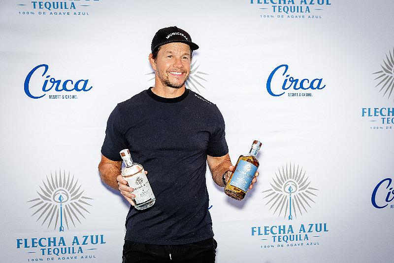 Mark Wahlberg at Circa Resort & Casino with Flecha Azul Tequila - Black Raven Films