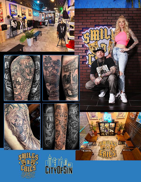 Tattoo Studio, Smiles n Cries, Opens in Vegas