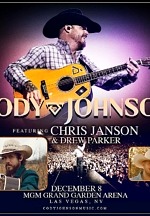 Cody Johnson to Perform at MGM Grand Garden ArenaDecember 8, 2023