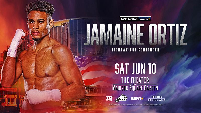 Lightweight Contender Jamaine Ortiz Signs Multi-Fight Co-Promotional Contract with Top Rank