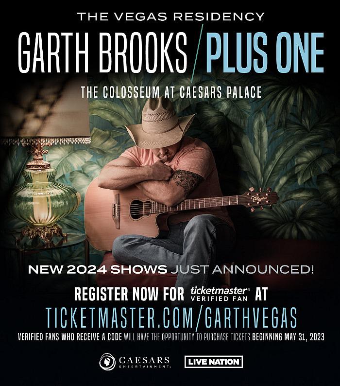 Garth Brooks Announces 2024 Dates for New Las Vegas Residency