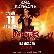 Ana Bárbara “Bandidos Tour” Coming to Pearl Concert Theater at Palms Casino Resort Las Vegas November 11, 2023