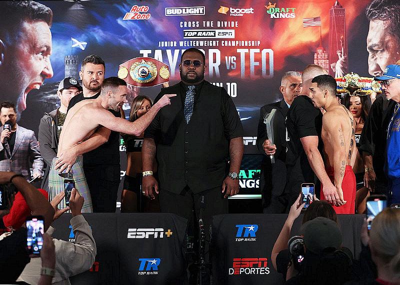 Weigh-In Results: Josh Taylor vs. Teofimo Lopez