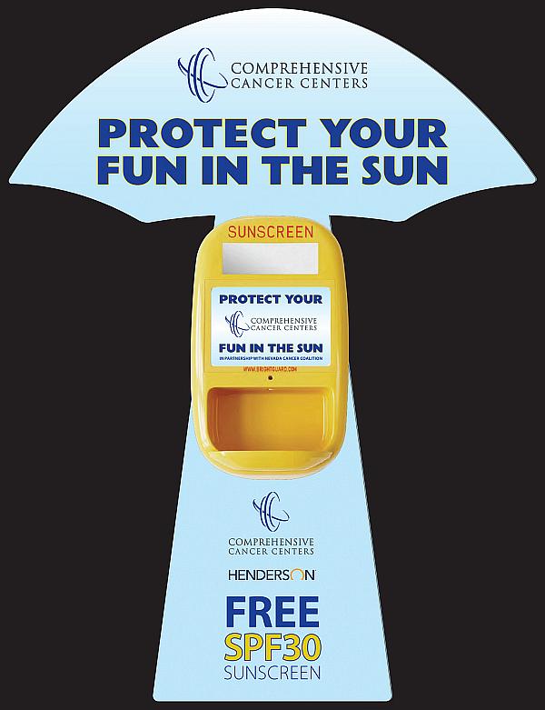 Comprehensive sunscreen kiosks conveniently positioned throughout the valley