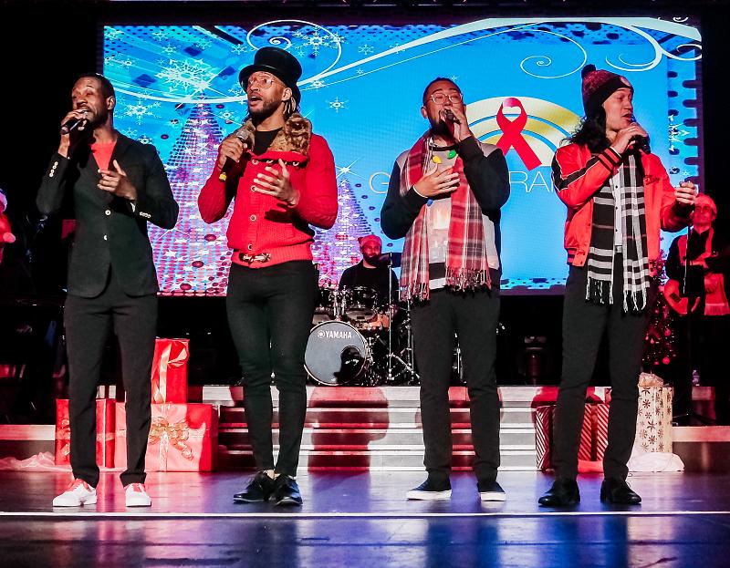 These Guys performing 12 Days of Christmas (Credit: Eugene Dela Cruz)