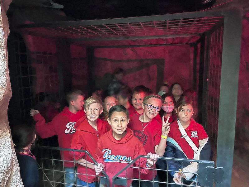 Kids in elevator shaft