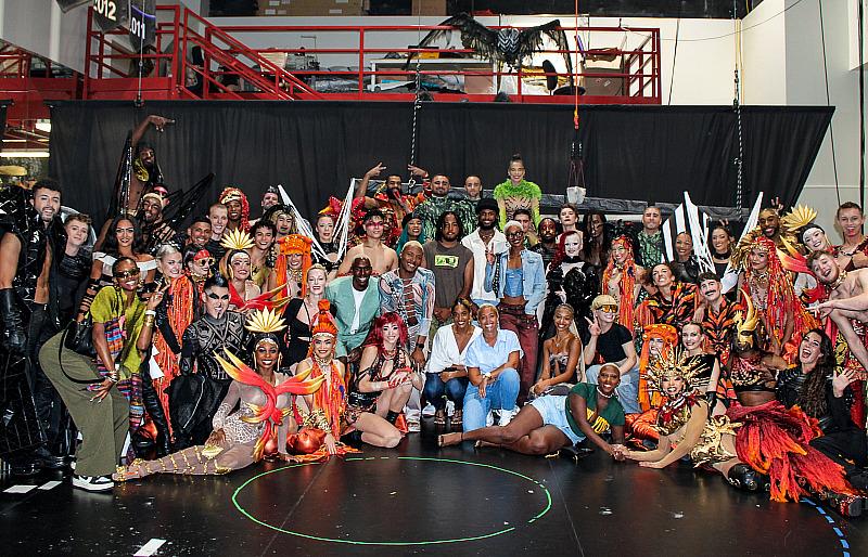 The Cast of Awakening Backstage with Beyonce's Dancers at Wynn Las Vegas 8.25.23