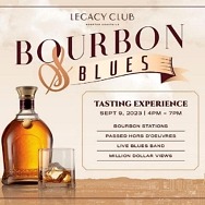Legacy Club to Debut “Bourbon & Blues” Tasting Experience, September 9