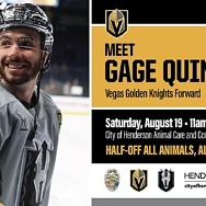 Vegas Golden Knights Gage Quinney to Host Meet and Greet with City of Henderson