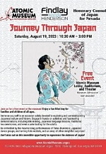 Atomic Museum to Host Annual "Journey Through Japan" Event, Saturday, Aug. 19