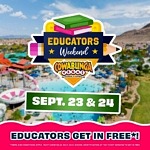 Educators Splash Free at Cowabunga Vegas Waterparks September 23-24