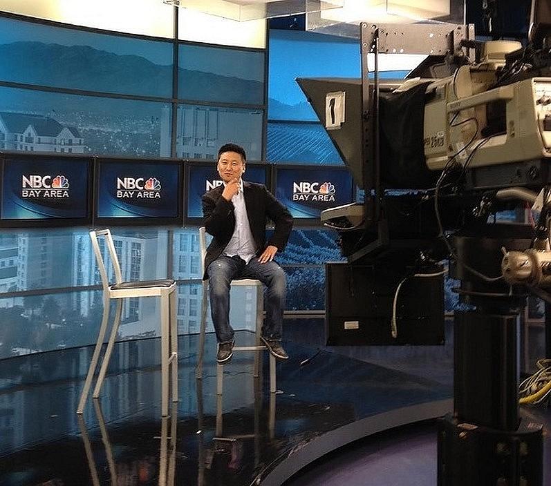Young Han at NBC Studios in the Bay Area