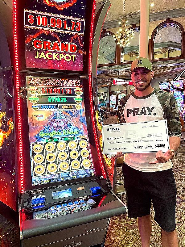 Raven was visiting Main Street Station when his $1.25 bet on a Dragon Link machine scored him a more than $18,000 pay day.