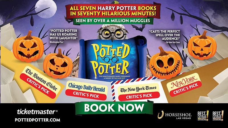 Cast of the Award-Winning Show“Potted Potter – The Harry Potter Parody” to Perform at HallOVeen at the Magical Forest October 27 at 6pm
