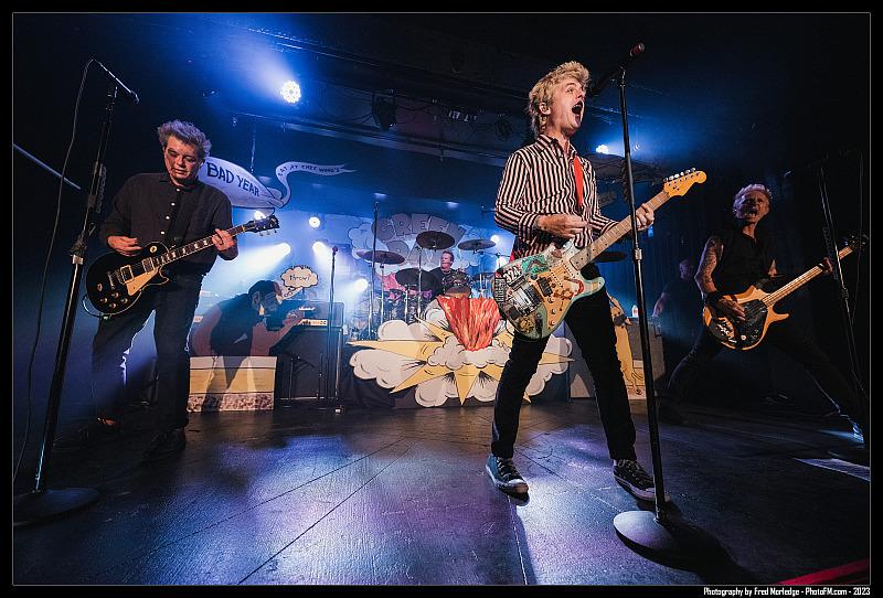 Punk-rock icons Green Day performed the entirety of their hit album “Dookie” in front of a sold-out crowd at Fremont Country Club in Downtown Las Vegas on Thursday, Oct. 19. 