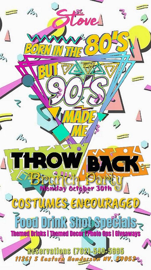 Born in the 80s but 90s Made Me Throwback Brunch Party