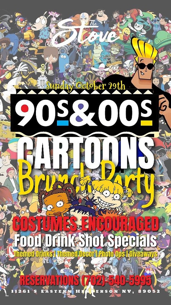 90s and 00s Cartoons Brunch Party