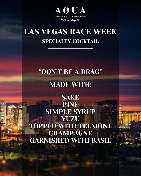 Race Week Featured Cocktail "Don't Be a Drag"