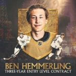 Vegas Golden Knights Sign Forward Ben Hemmerling to Three-Year, Entry-Level Contract