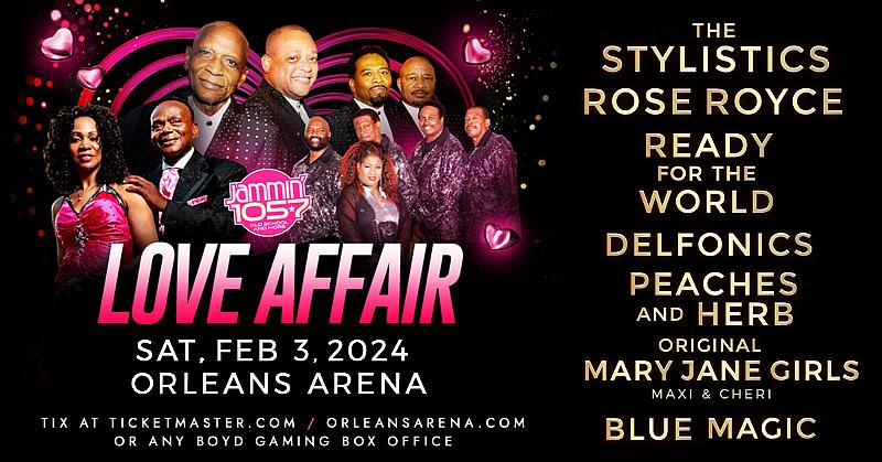 Jammin’ 105.7’s Love Affair Concert Serenades The Orleans Arena, Feb. 3, 2024