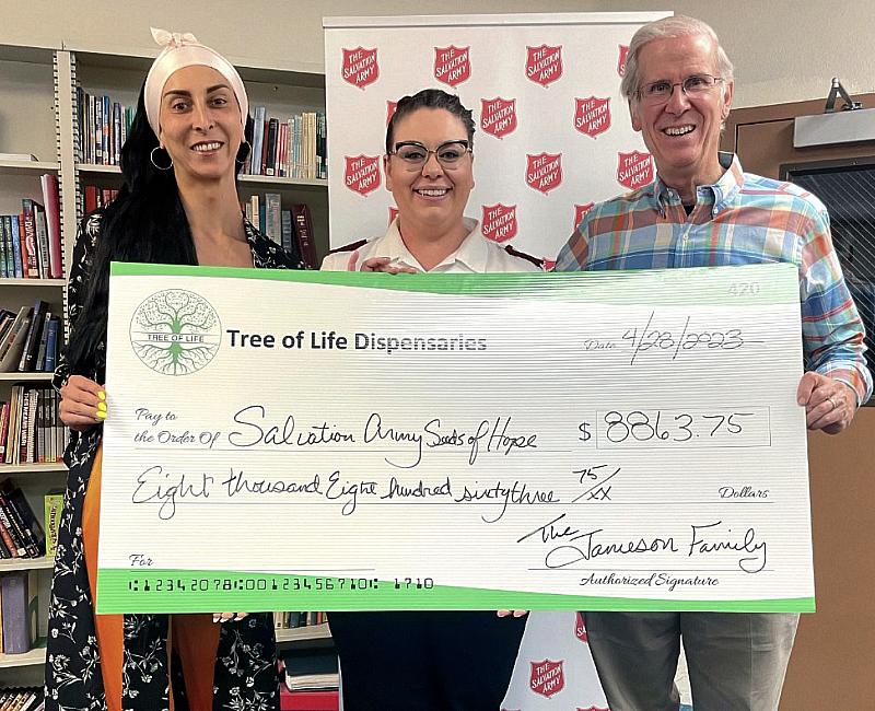 Donation from Tree of Life Dispensaries
