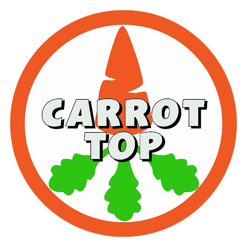 Carrot Top's new logo designed by Luis Larios  