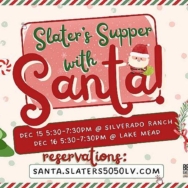 Slater's 50/50 Celebrates December with Supper With Santa, Stocking Stuffers, New Menu Items including the Taco Burger, National Bacon Day and the 24K Burger for Ringing in 2024