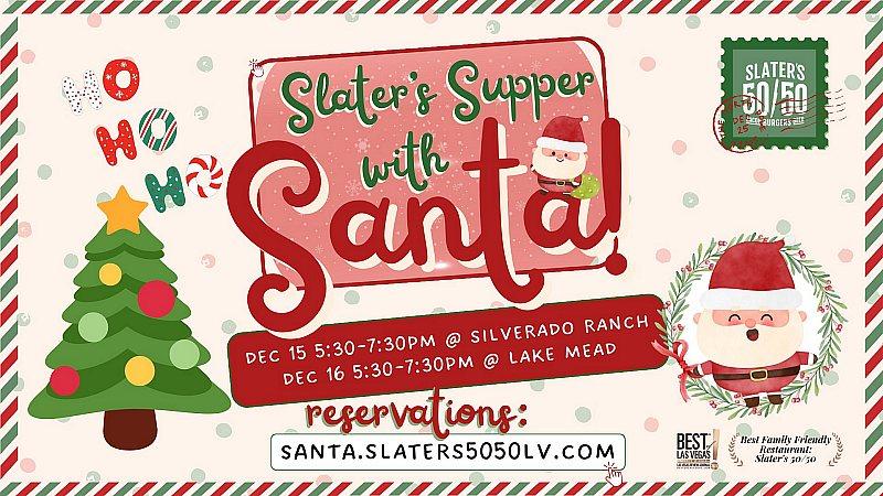 Slaters 50/50 Celebrates December with Supper With Santa, Stocking Stuffers, New Menu Items, including the Taco Burger, National Bacon Day and the 24K Burger for Ringing in 2024