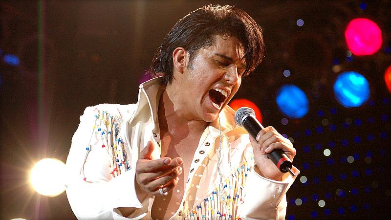 Johnny Fortuno, winner of “The Ultimate Elvis Competition” in Las Vegas