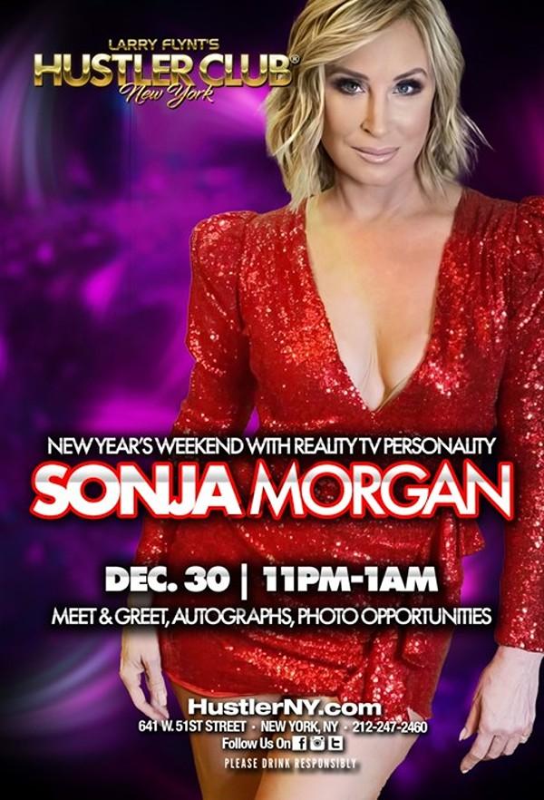 Sonja Morgan to Host Meet and Greet Event at the World-Famous Larry Flynt’s Hustler Club New York
