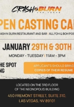 Crash N Burn is Now Hiring for Front and Back of House positions - Job Fair Jan. 29 and 30