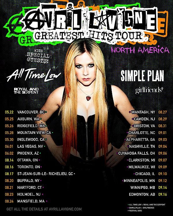 Avril Lavigne ‘The Greatest Hits’ Tour Coming to MGM Grand Garden Arena June 1, 2024