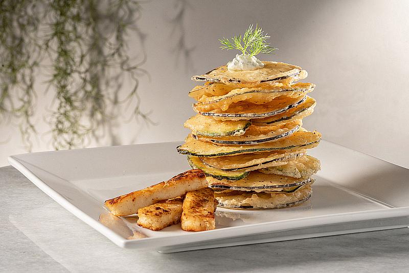 Eggplant & Zucchini Tower – Credit: Key Lime Photography
