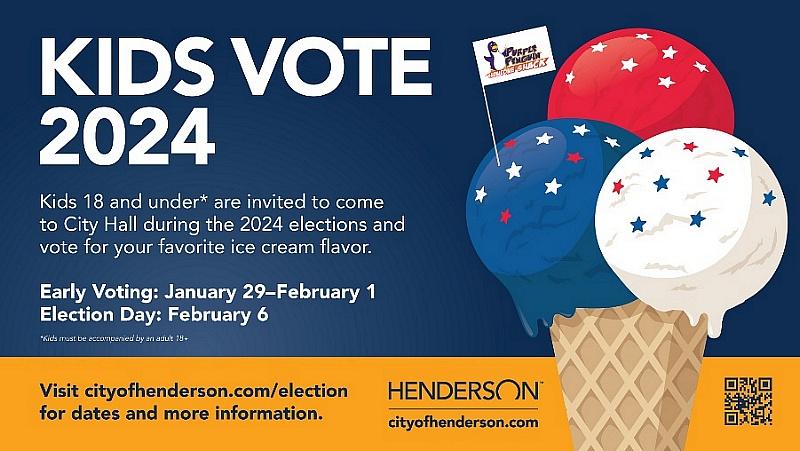 Kids Are Invited to Vote at Henderson City Hall During 2024 Election Year