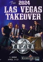 Legendary Rockers TESLA Returning to House of Blues Las Vegas April 5–13, 2024