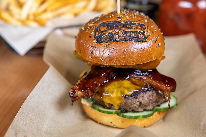 Chickie’s & Pete’s Burger of the Month.