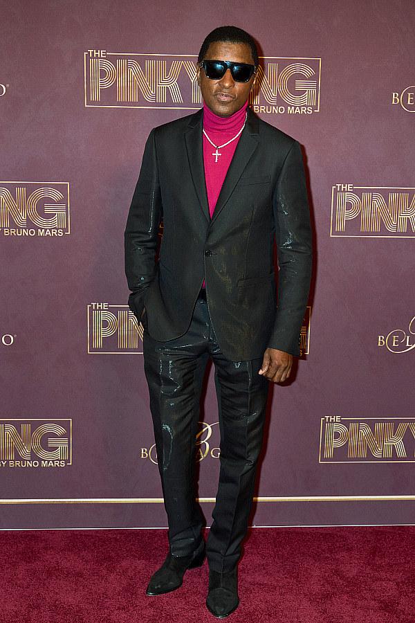 Babyface at the exclusive opening party of The Pinky Ring by Bruno Mars at Bellagio in Las Vegas